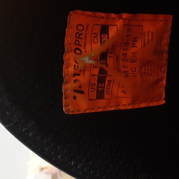 MENS TEGOPRO OIL RESISTANT STEEL TOE BOOTS SZ 12 - Picture 4 of 8